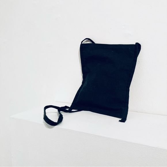 Vintage Y2K Mirrored/Embroidered Black Boho Crossbody Bag - Picture 6 of 8